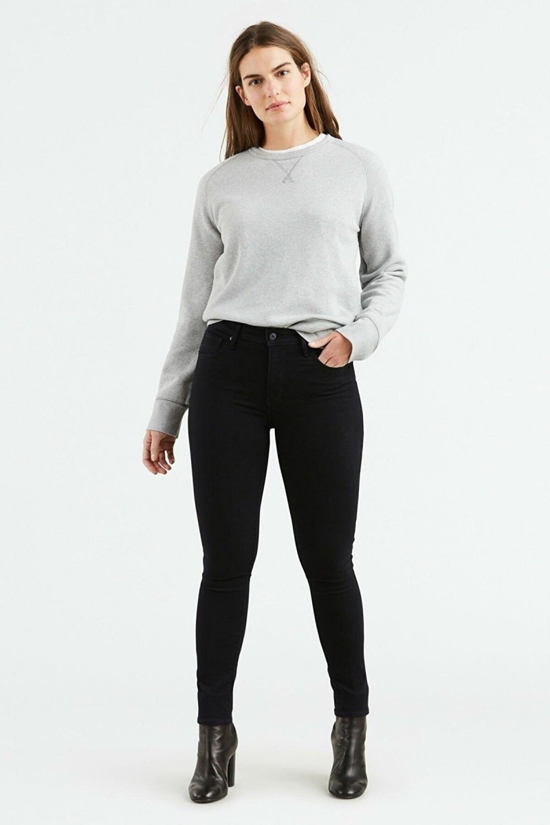 Mitya Siyah Yüksek Bel Toparlayıcı Skinny Dar Paça Solmaz Jeans Pantolon Mitya Siyah Yüksek Bel Toparlayıcı Skinny Dar Paça Solmaz Jeans Pantolon