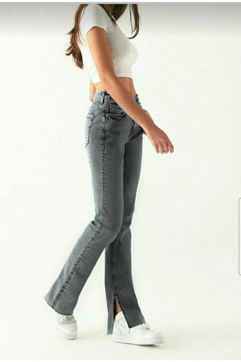 Skyrim Yırmaçlı Füme Kar Yıkama Füme Likralı Süper Yüksek Bel Salaş Jeans Palazzo Pantolon Skyrim Yırmaçlı Füme Kar Yıkama Füme Likralı Süper Yüksek Bel Salaş Jeans Palazzo Pantolon