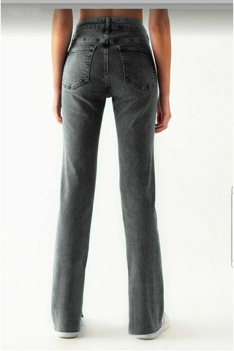 Skyrim Yırmaçlı Füme Kar Yıkama Füme Likralı Süper Yüksek Bel Salaş Jeans Palazzo Pantolon Skyrim Yırmaçlı Füme Kar Yıkama Füme Likralı Süper Yüksek Bel Salaş Jeans Palazzo Pantolon