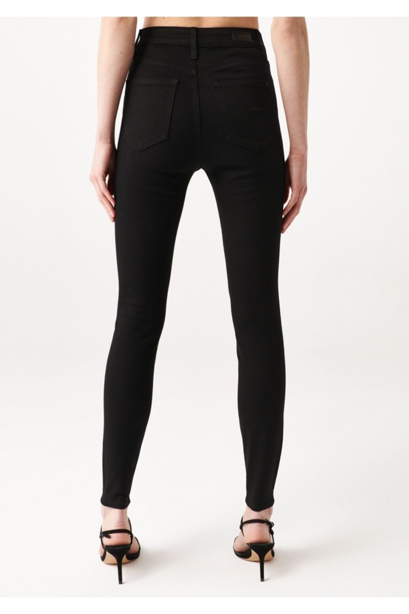 A.c.a.i.p Kadın Black Yüksek Bel Jeans Pantolon Solmaz Siyah Jeans(toparlayıcı)