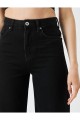 Tiger Siyah Yüksek Bel Palazzo Jeans Renk Solmayan Salaş Paça Kot Pantolon Tiger Siyah Yüksek Bel Palazzo Jeans Renk Solmayan Salaş Paça Kot Pantolon
