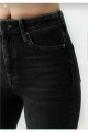 Kami Siyah Bıyıklı Yüksek Bel Likralı Slim Fit Jean Pantolon Toparlayıcı Kami Siyah Bıyıklı Yüksek Bel Likralı Slim Fit Jean Pantolon Toparlayıcı