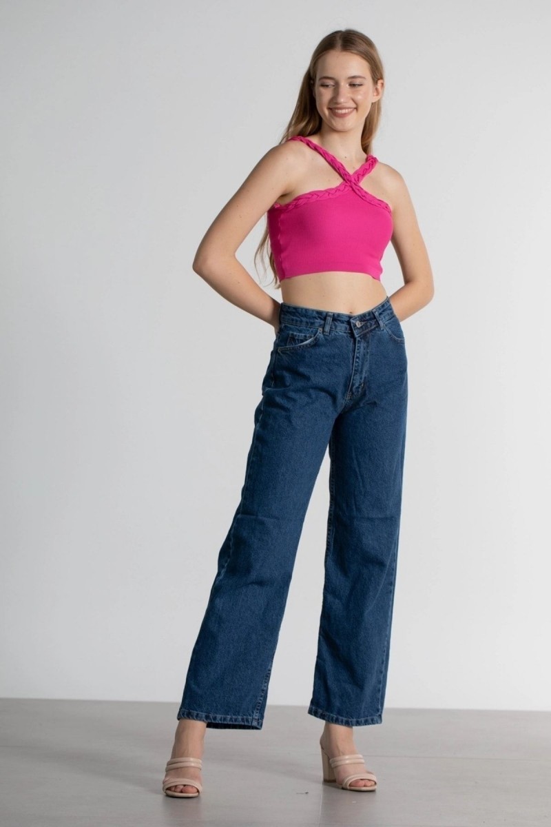 Pati X 90 s Koyu Mavi Palazzo Jean Kadın Power Likra Kadın Yüksek Bel Toparlayıcı Pati X 90 s Koyu Mavi Palazzo Jean Kadın Power Likra Kadın Yüksek Bel Toparlayıcı