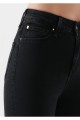Kadın Black Yüksek Bel Jeans Pantolon Solmaz Siyah Jeans(toparlayıcı)