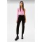 Siyah Solmaz Mom Jeans Boyfriend Yüksek Bel Power Likra Pantolon
