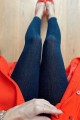 Koyu Mavi Skinny Dar Paça Jean Kadın Power Likra Toparlayıcı Koyu Mavi Skinny Dar Paça Jean Kadın Power Likra Toparlayıcı