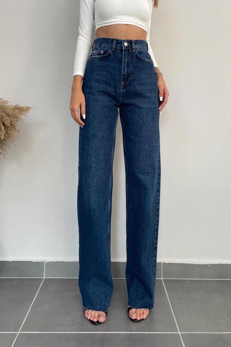 Camelia 90 s Koyu Mavi Likralı Süper Yüksek Bel Salaş Jean Pantolon. (süper Yüksek.) Wide Leg. Camelia 90 s Koyu Mavi Likralı Süper Yüksek Bel Salaş Jean Pantolon. (süper Yüksek.) Wide Leg.