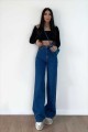 Oscar Koyu Mavi Likralı Süper Yüksek Bel Salaş Jean Pantolon. (süper Yüksek.) Wide Leg. Oscar Koyu Mavi Likralı Süper Yüksek Bel Salaş Jean Pantolon. (süper Yüksek.) Wide Leg.