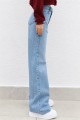 Jemmy Mavi Likralı Süper Yüksek Bel Salaş Jeans Palazzo Pantolon. (süper Yüksek) Jemmy Mavi Likralı Süper Yüksek Bel Salaş Jeans Palazzo Pantolon. (süper Yüksek)
