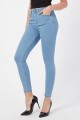 Yüksek Bel Skinny Jeans Açık Mavi Düz (beden Tablomuz Mevcut) Yüksek Bel Skinny Jeans Açık Mavi Düz (beden Tablomuz Mevcut)