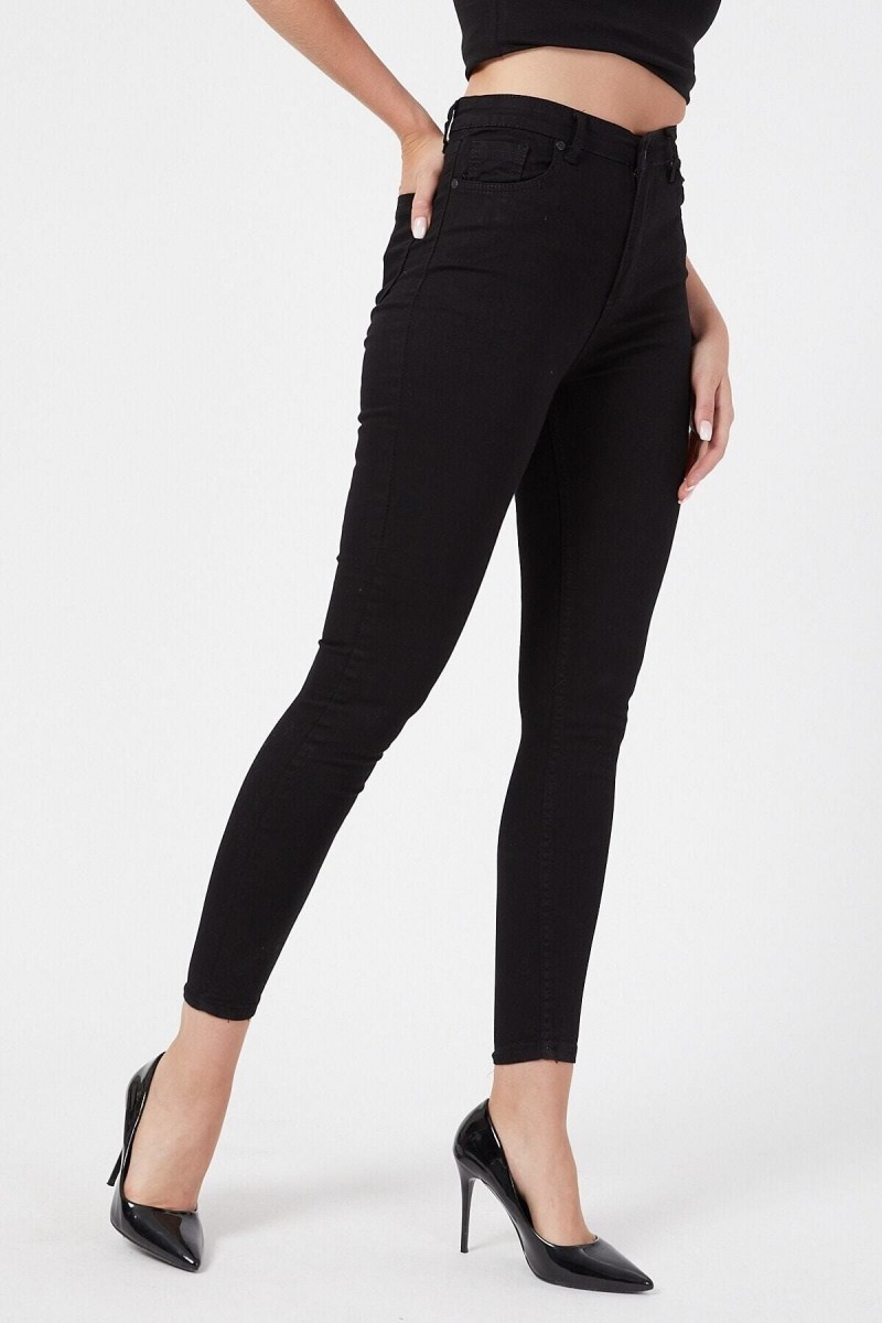 Yüksek Bel Super Skinny Jeans Black Yüksek Bel Super Skinny Jeans Black