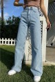 Kira 90 s Açık Kar Likralı Süper Yüksek Bel Salaş Jean Pantolon. (süper Yüksek.) Wide Leg. Kira 90 s Açık Kar Likralı Süper Yüksek Bel Salaş Jean Pantolon. (süper Yüksek.) Wide Leg.