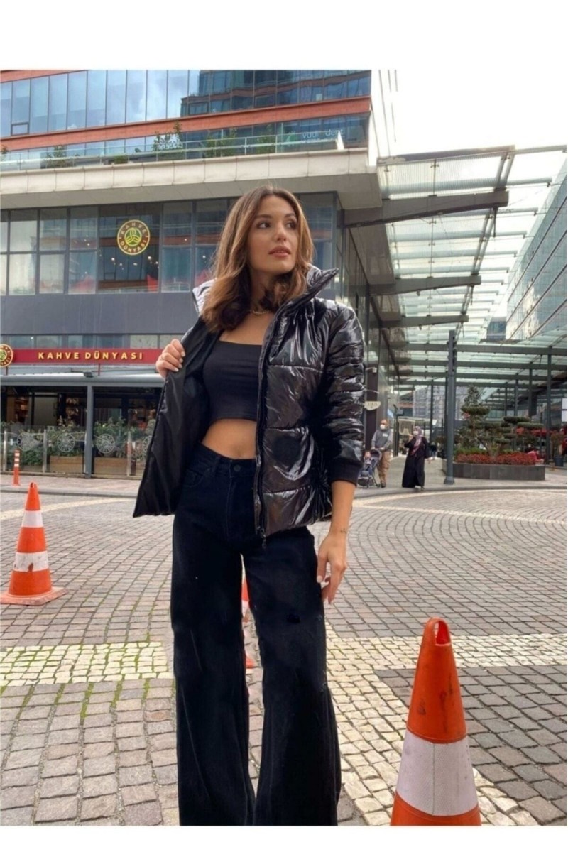 Siyah Likralı Süper Yüksek Bel Salaş Düz Detay Jeans Palazzo Pantolon( Süper Yüksek ) Wide Leg. Siyah Likralı Süper Yüksek Bel Salaş Düz Detay Jeans Palazzo Pantolon( Süper Yüksek ) Wide Leg.