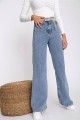 All Star Orta Kar Kar Likralı Kadın Mavi Süper Yüksek Bel Salaş Paça Denim Kot Palazzo Pantolon All Star Orta Kar Kar Likralı Kadın Mavi Süper Yüksek Bel Salaş Paça Denim Kot Palazzo Pantolon