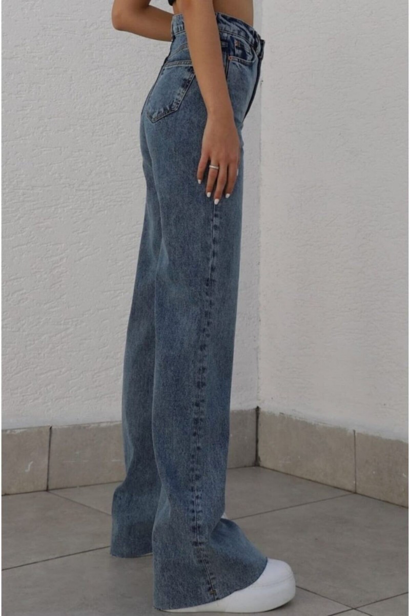 Fashion Nova Likralı Salaş Kadın Orta Kar Mavi Süper Yüksek Bel Salaş Paça Denim Kot Pantolon Fashion Nova Likralı Salaş Kadın Orta Kar Mavi Süper Yüksek Bel Salaş Paça Denim Kot Pantolon