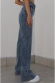 Fashion Nova Likralı Salaş Kadın Orta Kar Mavi Süper Yüksek Bel Salaş Paça Denim Kot Pantolon Fashion Nova Likralı Salaş Kadın Orta Kar Mavi Süper Yüksek Bel Salaş Paça Denim Kot Pantolon