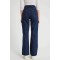 90 s Koyu Mavi Likralı Süper Yüksek Bel Salaş Jeans Palazzo Pantolon. (süper Yüksek) Wide Leg