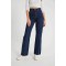 90 s Koyu Mavi Likralı Süper Yüksek Bel Salaş Jeans Palazzo Pantolon. (süper Yüksek) Wide Leg