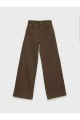 Kahverengi Likralı Süper Yüksek Bel Salaş Jeans Palazzo Pantolon. (süper Yüksek) Wide Leg Kahverengi Likralı Süper Yüksek Bel Salaş Jeans Palazzo Pantolon. (süper Yüksek) Wide Leg
