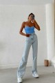 90 s Mavi Buz Kar Yıkama Extra Yüksek Bel Palazzo Salaş Jean Pantolon 90 s Mavi Buz Kar Yıkama Extra Yüksek Bel Palazzo Salaş Jean Pantolon