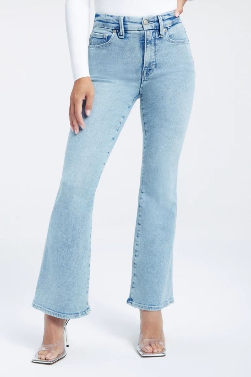 Lina Kar Yıkama Mavi Ispanyol Paça Likralı Flare Jeans Kot Pantolon Toparlayıcı Lina Kar Yıkama Mavi Ispanyol Paça Likralı Flare Jeans Kot Pantolon Toparlayıcı