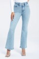 Lina Kar Yıkama Mavi Ispanyol Paça Likralı Flare Jeans Kot Pantolon Toparlayıcı Lina Kar Yıkama Mavi Ispanyol Paça Likralı Flare Jeans Kot Pantolon Toparlayıcı