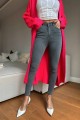 Zümra Skinny Kot Pantolon Gri Toparlayıcı Likralı Yüksek Bel Jean Zümra Skinny Kot Pantolon Gri Toparlayıcı Likralı Yüksek Bel Jean