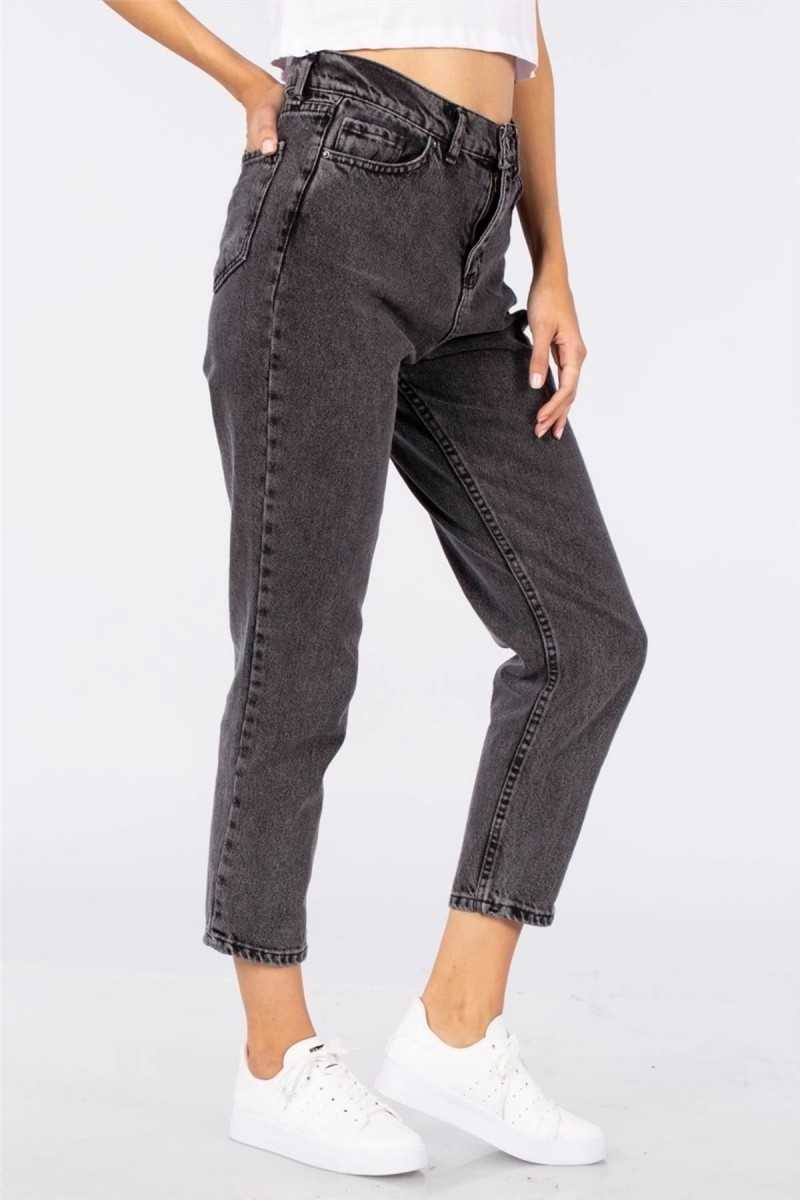 Xmore Füme Yüksek Bel Mom Jeans