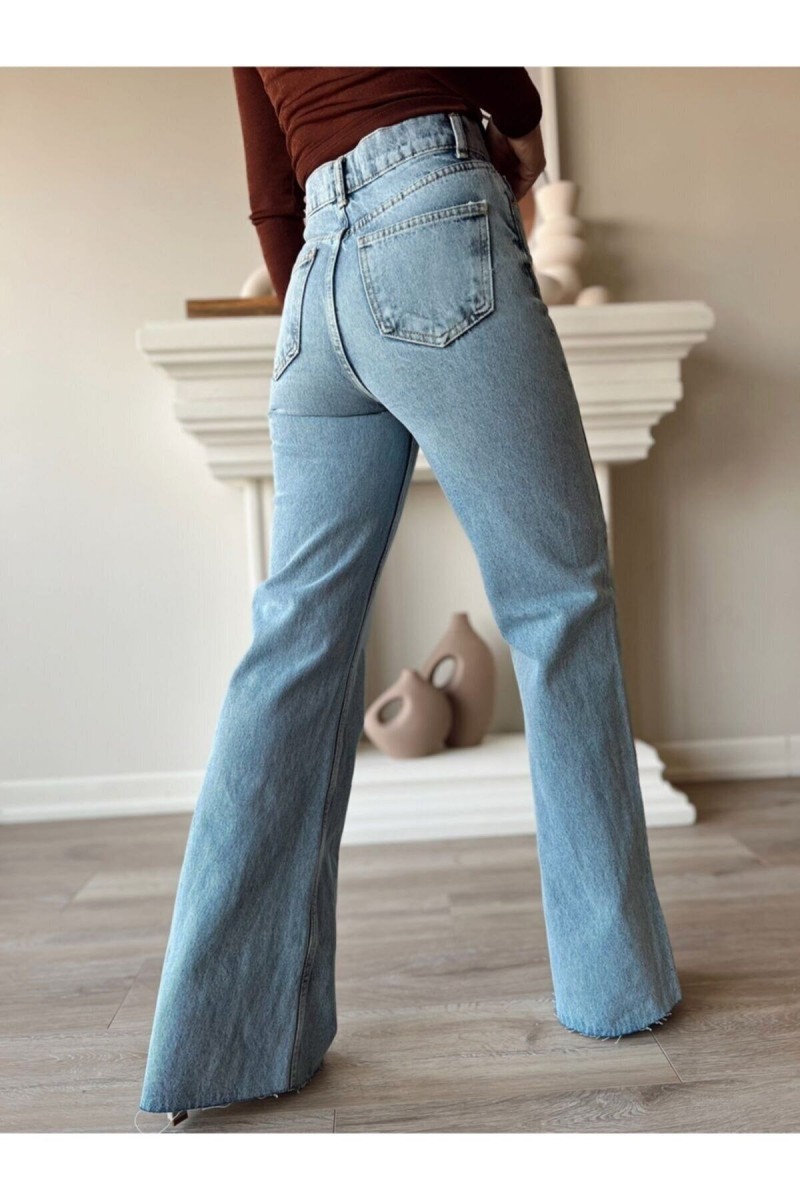 Queen 2 Kadın Salaş Likralı 90 s Solmayan Siyah Süper Yüksek Bel Bol Paça Denim Kot Palazzo Pantolon Queen 2 Kadın Salaş Likralı 90 s Solmayan Siyah Süper Yüksek Bel Bol Paça Denim Kot Palazzo Pantolon