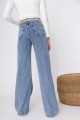 All Star Orta Kar Kar Likralı Kadın Mavi Süper Yüksek Bel Salaş Paça Denim Kot Palazzo Pantolon All Star Orta Kar Kar Likralı Kadın Mavi Süper Yüksek Bel Salaş Paça Denim Kot Palazzo Pantolon
