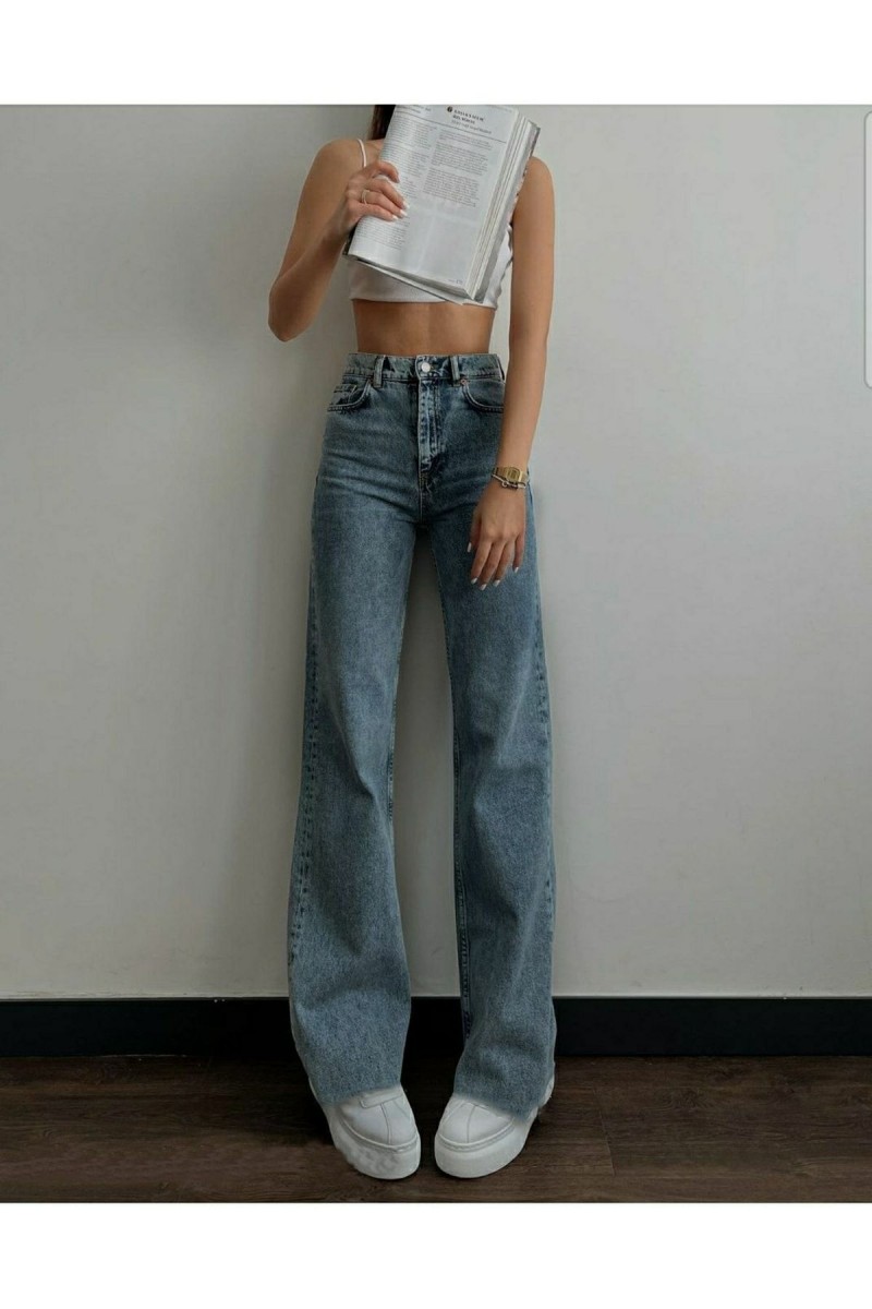Fashion Nova Likralı Salaş Kadın Orta Kar Mavi Süper Yüksek Bel Salaş Paça Denim Kot Pantolon Fashion Nova Likralı Salaş Kadın Orta Kar Mavi Süper Yüksek Bel Salaş Paça Denim Kot Pantolon