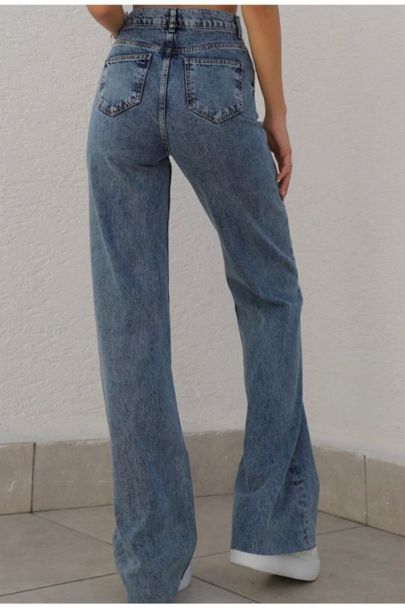 Fashion Nova Likralı Salaş Kadın Orta Kar Mavi Süper Yüksek Bel Salaş Paça Denim Kot Pantolon Fashion Nova Likralı Salaş Kadın Orta Kar Mavi Süper Yüksek Bel Salaş Paça Denim Kot Pantolon