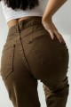Lee Kahverengi Likralı Süper Yüksek Bel Salaş Jeans Palazzo Pantolon. (süper Yüksek) Wide Leg Lee Kahverengi Likralı Süper Yüksek Bel Salaş Jeans Palazzo Pantolon. (süper Yüksek) Wide Leg