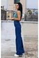 Blue 90 s Orta Koyu Mavi Likralı Süper Extra Yüksek Bel Palazzo Salaş Jean Pantolon Blue 90 s Orta Koyu Mavi Likralı Süper Extra Yüksek Bel Palazzo Salaş Jean Pantolon