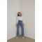 Kira 90 s Açık Kar Likralı Süper Yüksek Bel Salaş Jean Pantolon. (süper Yüksek.) Wide Leg.