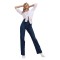 Camelia 90 s Koyu Mavi Likralı Süper Yüksek Bel Salaş Jean Pantolon. (süper Yüksek.) Wide Leg.