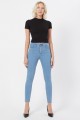 Yüksek Bel Skinny Jeans Açık Mavi Düz (beden Tablomuz Mevcut) Yüksek Bel Skinny Jeans Açık Mavi Düz (beden Tablomuz Mevcut)