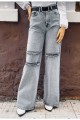 Yırtık S.o.l.m.a.z Mavi Kar Yıkama Süper Yüksek Bel Salaş Jean Pantolon. (süper Yüksek) Wide Leg Yırtık S.o.l.m.a.z Mavi Kar Yıkama Süper Yüksek Bel Salaş Jean Pantolon. (süper Yüksek) Wide Leg