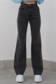 Extra Yüksek A.c.a.i.p S.o.l.m.a.z Siyah Salaş Jeans Palazzo Pantolon (süper Yüksek Solmayan) Extra Yüksek A.c.a.i.p S.o.l.m.a.z Siyah Salaş Jeans Palazzo Pantolon (süper Yüksek Solmayan)
