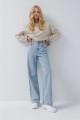 Kira 90 s Açık Kar Likralı Süper Yüksek Bel Salaş Jean Pantolon. (süper Yüksek.) Wide Leg. Kira 90 s Açık Kar Likralı Süper Yüksek Bel Salaş Jean Pantolon. (süper Yüksek.) Wide Leg.