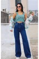 Julyet 90 s Solmaz Mavi Likralı Süper Yüksek Bel Salaş Jean Pantolon. (süper Yüksek.) Wide Leg. Julyet 90 s Solmaz Mavi Likralı Süper Yüksek Bel Salaş Jean Pantolon. (süper Yüksek.) Wide Leg.