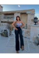 Extra Yüksek A.c.a.i.p S.o.l.m.a.z Siyah Salaş Jeans Palazzo Pantolon (süper Yüksek Solmayan) Extra Yüksek A.c.a.i.p S.o.l.m.a.z Siyah Salaş Jeans Palazzo Pantolon (süper Yüksek Solmayan)