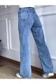 Caar 90 s Kar Yıkama Mavi Likralı Süper Yüksek Bel Salaş Jeans Palazzo Pantolon Caar 90 s Kar Yıkama Mavi Likralı Süper Yüksek Bel Salaş Jeans Palazzo Pantolon