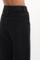 Solmayan Siyah Likralı Süper Yüksek Bel Salaş Jean Palazzo Pantolon. (süper Yüksek.) Wide Leg. Solmayan Siyah Likralı Süper Yüksek Bel Salaş Jean Palazzo Pantolon. (süper Yüksek.) Wide Leg.