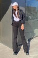 Katarina Siyah Ispanyol Paça Likralı Ispanyol Jeans Kot Pantolon Toparlayıcı Katarina Siyah Ispanyol Paça Likralı Ispanyol Jeans Kot Pantolon Toparlayıcı