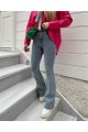Katarina Kar Yıkama Ispanyol Paça Likralı Flare Jeans Kot Pantolon Toparlayıcı