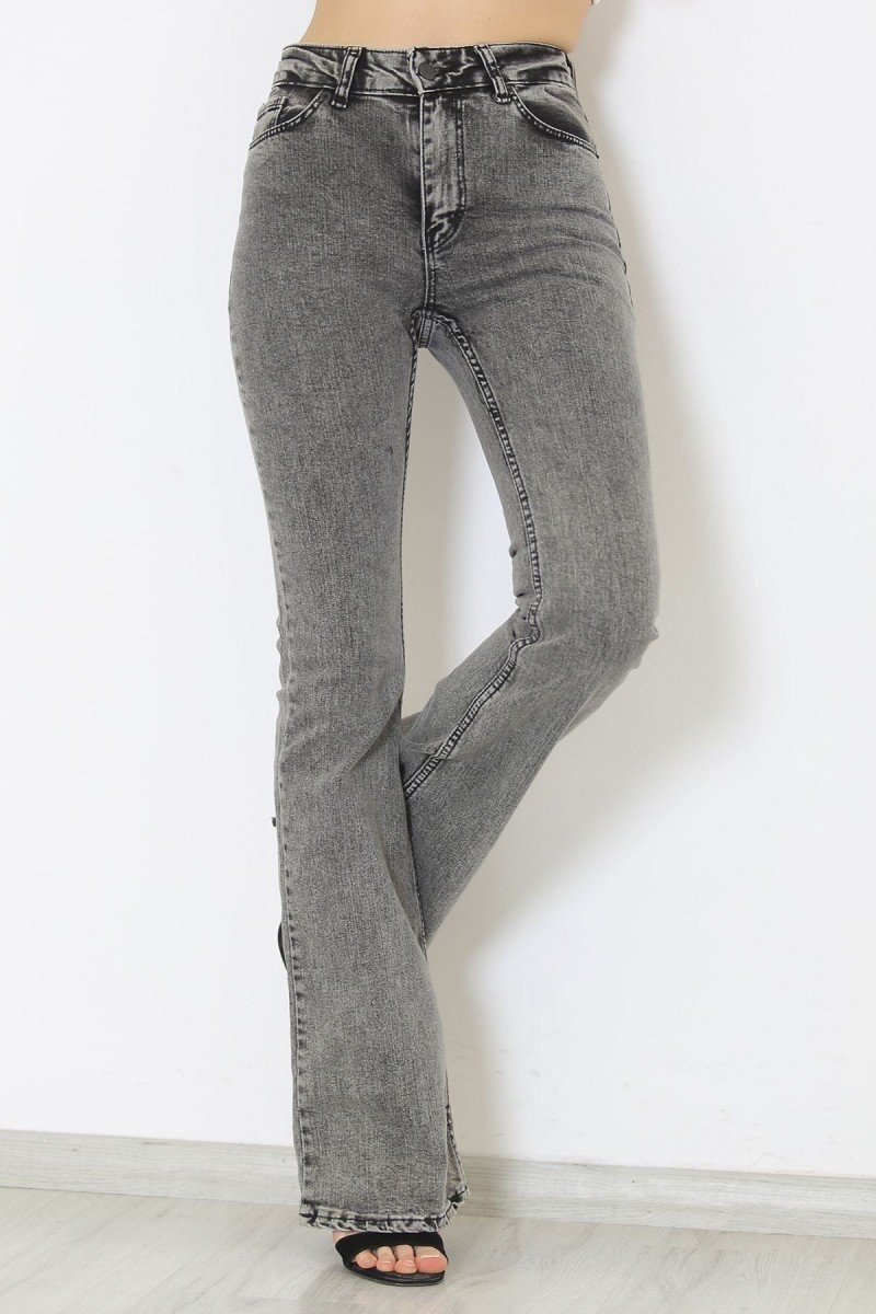 Katarina Füme Ispanyol Paça Likralı Flare Jeans Kot Pantolon Toparlayıcı Katarina Füme Ispanyol Paça Likralı Flare Jeans Kot Pantolon Toparlayıcı