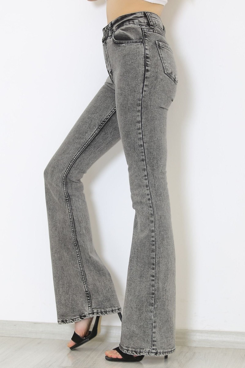 Katarina Füme Ispanyol Paça Likralı Flare Jeans Kot Pantolon Toparlayıcı Katarina Füme Ispanyol Paça Likralı Flare Jeans Kot Pantolon Toparlayıcı