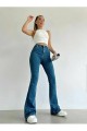 Tanya Orta Mavi Ispanyol Paça Likralı Flare Jeans Kot Pantolon Toparlayıcı Tanya Orta Mavi Ispanyol Paça Likralı Flare Jeans Kot Pantolon Toparlayıcı
