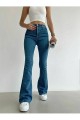Tanya Orta Mavi Ispanyol Paça Likralı Flare Jeans Kot Pantolon Toparlayıcı Tanya Orta Mavi Ispanyol Paça Likralı Flare Jeans Kot Pantolon Toparlayıcı